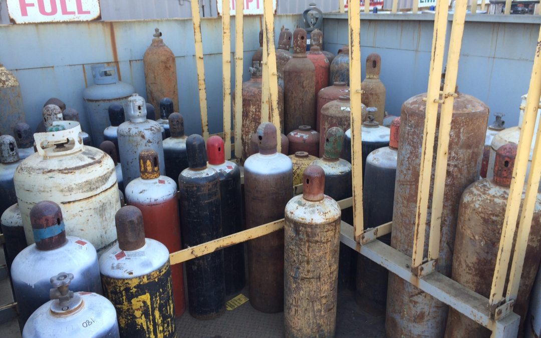 How To Safely Store Compressed Gas Cylinders In A Scrap Metal Yard